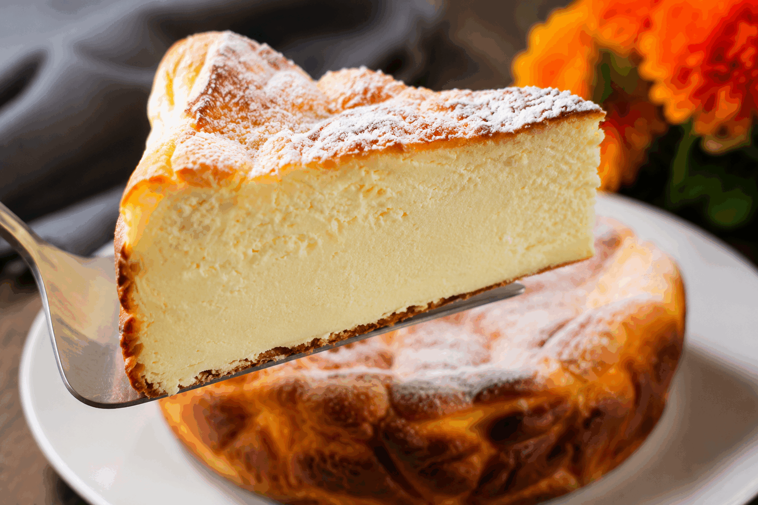 Un gâteau au yaourt crémeux sans farine en 5 minutes, une douceur à ne pas rater 👌 Description Ce gâteau au yaourt doux et léger se distingue par sa texture particulièrement crémeuse, obtenue sans aucune farine, idéale pour les amateurs de desserts sans gluten. Facile et rapide à préparer, il est parfait pour une envie gourmande express ou un goûter improvisé. Sa saveur subtile et sa tendresse en font un vrai régal à savourer en famille ou entre amis. Informations Temps de préparation : 5 minutes Temps de cuisson : 35 minutes Nombre de portions : 6 personnes Difficulté : Facile Ingrédients Pour le gâteau 1 pot de yaourt nature (125 g) 3 œufs 80 g de sucre 80 g de poudre d’amandes 50 g de fécule de maïs (maïzena) 1 sachet de levure chimique (environ 11 g) 1 cuillère à café d’extrait de vanille 60 ml d’huile végétale neutre (tournesol ou colza) Une pincée de sel Préparation Préchauffe le four à 180°C (chaleur tournante de préférence). Dans un saladier, vide le pot de yaourt puis utilise-le comme mesure pour les autres ingrédients. Ajoute les œufs entiers et le sucre au yaourt, puis fouette vigoureusement jusqu’à obtenir un mélange homogène et légèrement mousseux. Incorpore ensuite la poudre d’amandes, la fécule de maïs, la levure chimique, la pincée de sel et l’extrait de vanille. Mélange délicatement pour bien intégrer les ingrédients secs. Verse petit à petit l’huile tout en continuant à mélanger doucement afin d’obtenir une pâte souple et crémeuse. Verse la préparation dans un moule à gâteau préalablement huilé ou recouvert de papier cuisson. Enfourne pour environ 35 minutes. Vérifie la cuisson avec la lame d’un couteau : elle doit ressortir propre. Laisse refroidir le gâteau dans le moule pendant 10 minutes avant de le démouler sur une grille. Astuces Pour un gâteau encore plus moelleux, utilise un yaourt entier nature et évite les versions allégées. Tu peux remplacer la poudre d’amandes par de la poudre de noisettes pour un goût différent et tout aussi gourmand. Pense à bien tamiser la fécule et la levure pour éviter les grumeaux et garantir une texture aérienne. Pour un décor gourmand, saupoudre le dessus de sucre glace ou ajoute quelques fruits frais juste avant de servir. Service Ce gâteau au yaourt crémeux se sert idéalement tiède ou à température ambiante, accompagné d’un coulis de fruits rouges ou d’une boule de glace vanille. C’est une douceur parfaite pour un goûter rapide, un brunch ou un dessert léger après un repas en famille. Décore avec quelques amandes effilées grillées pour une touche croquante.