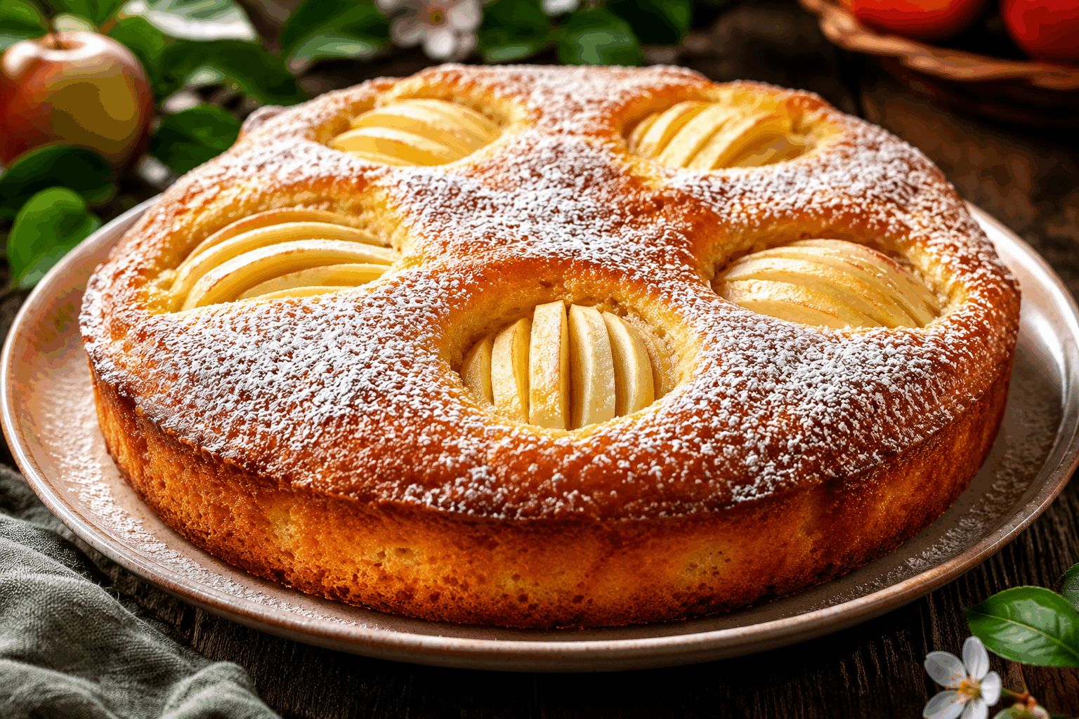 Un gâteau aux pommes moelleux en 5 minutes, la recette qui change tout ! 🍎🔥 Description Ce gâteau aux pommes moelleux se prépare en un temps record et offre une texture légère et fondante qui ravira petits et grands. Parfumé à la cannelle et subtilement sucré, il est parfait pour une pause gourmande improvisée ou un dessert express. Idéal pour accompagner un thé ou un café, il révolutionnera vos envies de gâteau maison ! Informations Temps de préparation : 5 minutes Temps de cuisson : 25 minutes Nombre de portions : 6 parts Difficulté : Facile Ingrédients Pour le gâteau 3 pommes moyennes (environ 400 g) 150 g de farine 100 g de sucre en poudre 2 œufs 80 ml d’huile neutre (tournesol ou colza) 100 ml de lait 1 sachet de levure chimique (environ 10 g) 1 cuillère à café de cannelle en poudre 1 pincée de sel Préparation Préchauffe le four à 180°C (chaleur statique ou 170°C chaleur tournante). Pèle les pommes, enlève le cœur puis coupe-les en petits dés. Dans un grand saladier, fouette les œufs avec le sucre jusqu’à ce que le mélange blanchisse et devienne mousseux. Ajoute l’huile puis le lait, mélange bien pour homogénéiser. Dans un autre récipient, tamise la farine, la levure, la cannelle et la pincée de sel. Incorpore les ingrédients secs au mélange liquide, mélange rapidement sans trop insister pour ne pas durcir la pâte. Ajoute les dés de pommes et mélange délicatement pour les répartir dans la pâte. Verse la préparation dans un moule à gâteau préalablement beurré ou chemisé de papier cuisson. Enfourne pour environ 25 minutes : vérifie la cuisson en plantant une lame de couteau, elle doit ressortir propre. Laisse refroidir quelques minutes avant de démouler et déguster. Astuces Pour un goût plus intense, ajoute une cuillère à soupe de rhum ou d’extrait de vanille dans la pâte. Si tu n’as pas de cannelle, remplace-la par de la poudre de quatre-épices ou un mélange de muscade et gingembre. Pour un gâteau encore plus moelleux, tu peux remplacer la moitié du lait par du yaourt nature. Utilise des pommes acidulées comme la Granny Smith pour équilibrer le sucre et apporter plus de fraîcheur. Service Sers ce gâteau aux pommes moelleux tiède ou froid, accompagné d’un peu de crème fraîche épaisse, d’une boule de glace vanille ou d’un filet de caramel beurre salé. Il se déguste aussi bien au goûter qu’en dessert léger pour finir un repas sur une note douce et fruitée.