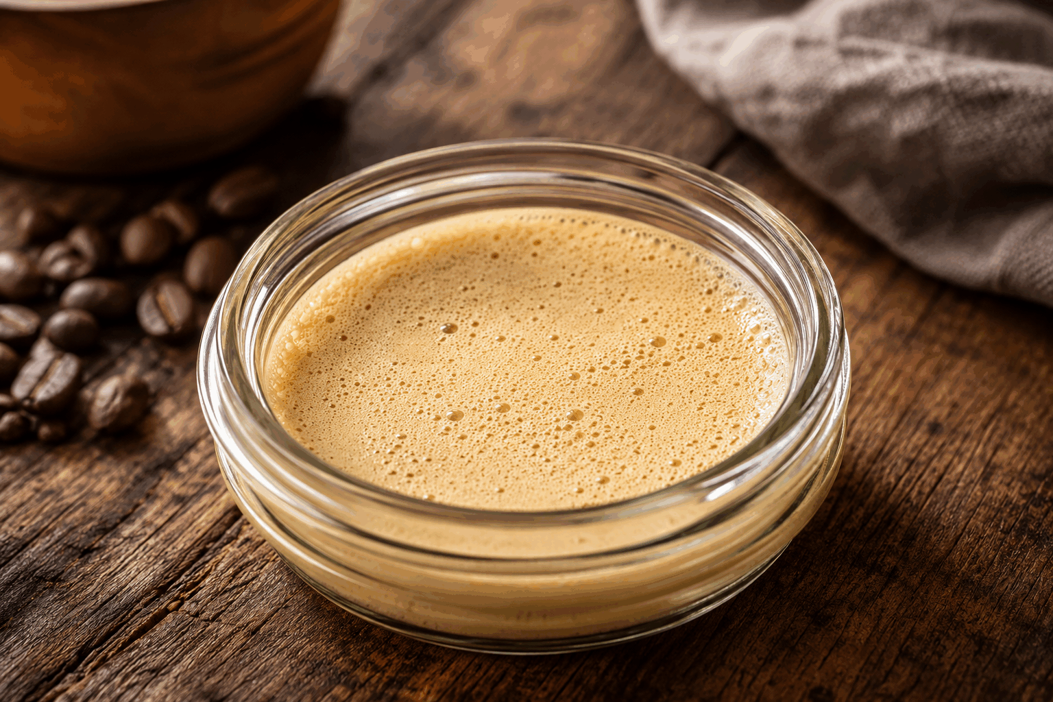 Un seul ingrédient pour un nectar fouetté qui fond en bouche en 5 minutes ✨ Description Ce nectar fouetté est une préparation ultra rapide et simple, réalisée avec un seul ingrédient. Sa texture légère et aérienne fond délicatement en bouche, offrant une sensation gourmande et raffinée. Idéal comme dessert express ou accompagnement doux pour vos moments de détente. Informations Temps de préparation : 5 minutes Temps de cuisson : 0 minute Nombre de portions : 2 personnes Difficulté : Facile Ingrédients Ingrédient unique 200 ml de crème liquide entière très froide (minimum 30% de matière grasse) Préparation Placez la crème liquide très froide dans un saladier bien frais (vous pouvez aussi refroidir le saladier au congélateur 10 minutes avant). Fouettez la crème au batteur électrique à vitesse moyenne puis rapide, jusqu’à obtenir une texture mousseuse et aérienne, ferme mais souple, qui tient sur le fouet. Arrêtez-vous dès que la crème est bien montée, attention à ne pas la transformer en beurre. Servez immédiatement ou conservez au frais jusqu’au moment de servir. Astuces Utilisez toujours une crème entière bien froide pour faciliter le fouettage et garantir la tenue. Pour un goût plus gourmand, vous pouvez incorporer délicatement une cuillère de sucre glace ou un peu d’extrait de vanille avant de fouetter. Ne fouettez pas trop longtemps pour éviter que la crème ne « tranche » et se transforme en beurre. Si vous avez oublié de refroidir la crème, placez-la quelques minutes au congélateur avant de la battre. Service Servez ce nectar fouetté nature dans de petits verres transparents pour mettre en valeur sa texture légère. Il accompagne à merveille des fruits frais, des biscuits ou un café. Parfait pour un dessert express ou un goûter gourmand en toute simplicité.