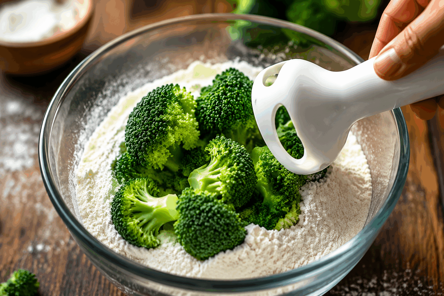 Une pâte inratable au brocoli en 2 ingrédients seulement, préparation express ! 🔥 Description Cette recette simple et rapide vous propose de réaliser une pâte légère et savoureuse à base de brocoli et d’un ingrédient complémentaire, idéale pour une préparation saine et express. Facile à réussir, cette pâte offre une belle couleur verte et un goût subtil qui se marie parfaitement avec diverses garnitures ou simplement sautée. Informations Temps de préparation : 5 minutes Temps de cuisson : 10 minutes Nombre de portions : 2 personnes Difficulté : Facile Ingrédients Pour la pâte au brocoli 200 g de brocoli frais (fleurettes uniquement) 2 œufs entiers sel et poivre (à ajuster selon goût) Préparation Fais cuire les fleurettes de brocoli à la vapeur pendant 7 minutes jusqu’à ce qu’elles deviennent tendres. Égoutte bien les brocolis et transfère-les dans un mixeur ou un bol pour blender. Ajoute les œufs, une pincée de sel et du poivre, puis mixe jusqu’à obtenir une préparation lisse et homogène. Chauffe une poêle antiadhésive avec un peu d’huile d’olive sur feu moyen. Verse une louche de pâte au brocoli, étale légèrement si besoin, et fais cuire 3 à 4 minutes de chaque côté jusqu’à ce que la pâte soit dorée et prise. Renouvelle l’opération avec le reste de la pâte. Astuces Veille à bien égoutter le brocoli pour éviter une pâte trop liquide. Tu peux ajouter une touche d’ail ou d’épices pour varier les saveurs. Si tu souhaites une pâte plus épaisse, réduis un peu la quantité d’œufs ou ajoute un peu de farine. Pour une version vegan, remplace les œufs par un liant végétal comme de la farine de pois chiches mélangée à de l’eau. Service Servez cette pâte en galettes pour un déjeuner léger, accompagnée d’une salade fraîche ou d’une sauce au yaourt et aux herbes. Elle peut aussi servir de base pour une quiche sans pâte ou d’accompagnement original pour des plats de poisson ou de volaille.