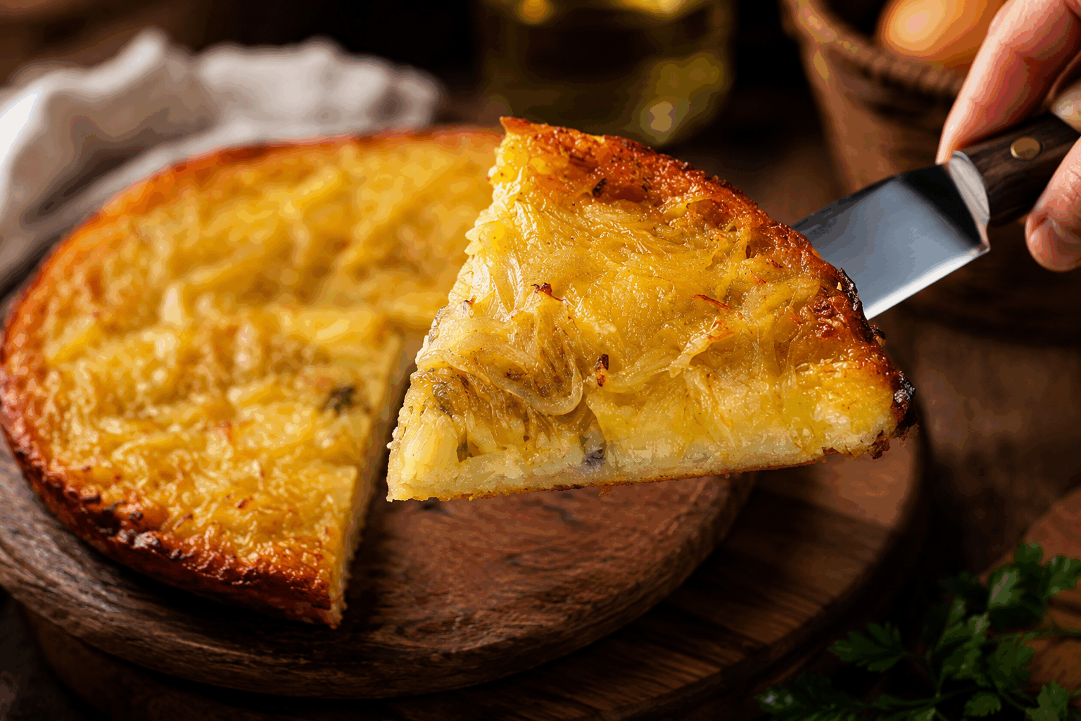 Une tarte aux oignons et bleu en 3 ingrédients qui bluffe tous mes invités 🔥 Description Cette tarte rustique et gourmande marie la douceur des oignons fondants au goût puissant et crémeux du fromage bleu. Avec seulement trois ingrédients, elle se prépare rapidement et surprend toujours par son équilibre parfait entre saveurs. Idéale pour un apéritif dînatoire ou un repas convivial entre amis. Informations Temps de préparation : 15 minutes Temps de cuisson : 30 minutes Nombre de portions : 4 personnes Difficulté : Facile Ingrédients Pour la base 1 pâte brisée prête à dérouler (environ 230 g) Pour la garniture 500 g d’oignons jaunes 150 g de fromage bleu (type Roquefort, Bleu d’Auvergne ou Fourme d’Ambert) Sel, poivre noir du moulin 1 cuillère à soupe d’huile d’olive Préparation Préchauffe le four à 200°C (th. 6-7). Épluche et émince finement les oignons. Fais-les revenir dans la cuillère d’huile d’olive à feu moyen dans une poêle, en remuant régulièrement, jusqu’à ce qu’ils deviennent translucides et légèrement dorés (environ 15 minutes). Sale légèrement, poivre. Déroule la pâte brisée avec son papier cuisson dans un moule à tarte de 24 cm de diamètre. Pique le fond avec une fourchette pour éviter qu’elle ne gonfle. Répartis uniformément les oignons caramélisés sur le fond de tarte. Émiette le fromage bleu par-dessus les oignons, en répartissant bien pour qu’il fonde uniformément. Enfourne la tarte pour 25 à 30 minutes, jusqu’à ce que la pâte soit dorée et que le fromage gratine légèrement. Sors la tarte du four et laisse-la tiédir 5 minutes avant de servir. Astuces Pour une cuisson encore plus homogène, coupe les oignons en fines lamelles régulières. Tu peux ajouter une pincée de thym ou un peu de noix concassées pour varier les saveurs sans compliquer la recette. Si tu préfères une pâte plus croustillante, préchauffe le moule avant d’y mettre la pâte. Cette tarte est délicieuse servie tiède, accompagne-la d’une simple salade verte assaisonnée d’une vinaigrette légère. Service Présente cette tarte aux oignons et bleu sur un plat de service avec une salade fraîche, idéalement une roquette ou un mesclun. Elle se déguste aussi bien en entrée qu’en plat léger pour un dîner. Parfaite pour impressionner sans prendre trop de temps en cuisine lors d’un repas entre amis.