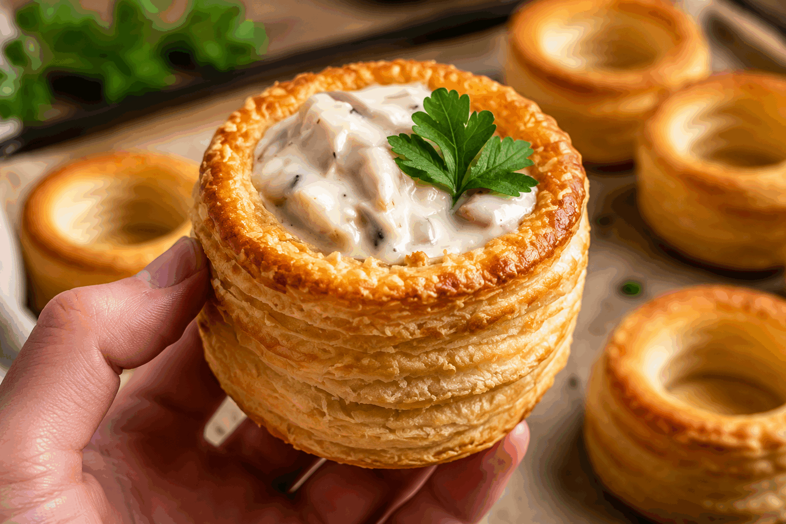 Vol au Vent sans pâte feuilletée : la recette simple en 5 minutes qui va vous surprendre 🔥