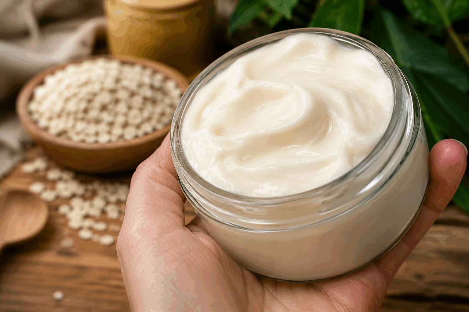 Yaourt d’avoine maison en 5 minutes, 1 ingrédient magique pour des probiotiques naturels 😍 Description Ce yaourt d’avoine maison est une alternative végétale délicieuse et saine aux yaourts traditionnels. Sa texture crémeuse et légère, relevée par un goût légèrement acidulé, offre une expérience rafraîchissante. Facile à préparer en seulement 5 minutes, il intègre un ingrédient magique pour apporter des probiotiques naturels et favoriser une bonne digestion. Informations Temps de préparation : 5 minutes (+ 12 à 24 heures de fermentation) Temps de cuisson : 0 minute Nombre de portions : 4 portions Difficulté : Facile Ingrédients Pour le yaourt d’avoine 1 litre de lait d’avoine nature (sans sucre ni additif) 1 cuillère à soupe de jus de citron frais (ingrédient magique pour activer la fermentation) 1 cuillère à soupe de probiotiques en poudre (facultatif mais recommandé pour plus d’efficacité) Préparation Chauffe légèrement le lait d’avoine à environ 40°C, juste tiède au toucher (pas plus pour préserver les probiotiques). Ajoute le jus de citron dans le lait tiède et mélange bien. Ce jus acidifie le lait et aide à démarrer la fermentation naturelle. Incorpore les probiotiques en poudre si tu choisis de les utiliser, et mélange délicatement pour bien répartir. Verse le mélange dans un bocal propre et couvre-le d’un linge propre ou d’un couvercle non hermétique. Laisse fermenter à température ambiante (environ 20-25°C) pendant 12 à 24 heures, selon l’acidité désirée. Plus la fermentation est longue, plus le yaourt sera acidulé. Après fermentation, remue délicatement le yaourt et place-le au réfrigérateur pendant au moins 2 heures pour qu’il épaississe. Astuces Utilise un lait d’avoine sans additifs pour une meilleure fermentation et un goût pur. Si tu n’as pas de probiotiques en poudre, le jus de citron seul peut suffire, mais la fermentation sera plus légère. Pour une texture plus ferme, tu peux ajouter une cuillère à soupe de graines de chia trempées dans le lait d’avoine avant fermentation. Conserve le yaourt au frais et consomme-le dans les 4 à 5 jours pour profiter au mieux des probiotiques. Service Déguste ce yaourt nature ou accompagné de fruits frais, de granola croustillant ou d’un filet de sirop d’érable pour un petit-déjeuner sain et gourmand. Il est parfait pour une pause snack ou en base pour tes smoothies maison.