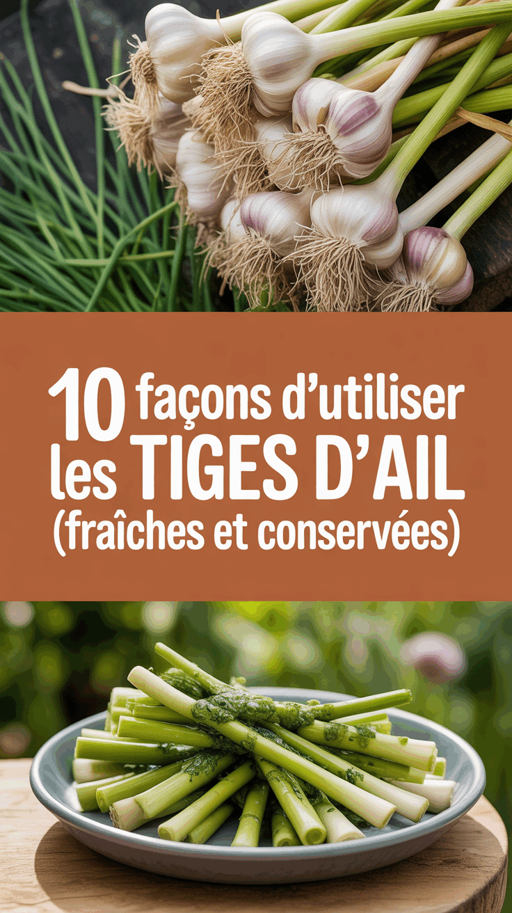 10 façons d'utiliser les tiges d'ail (fraîches et conservées)