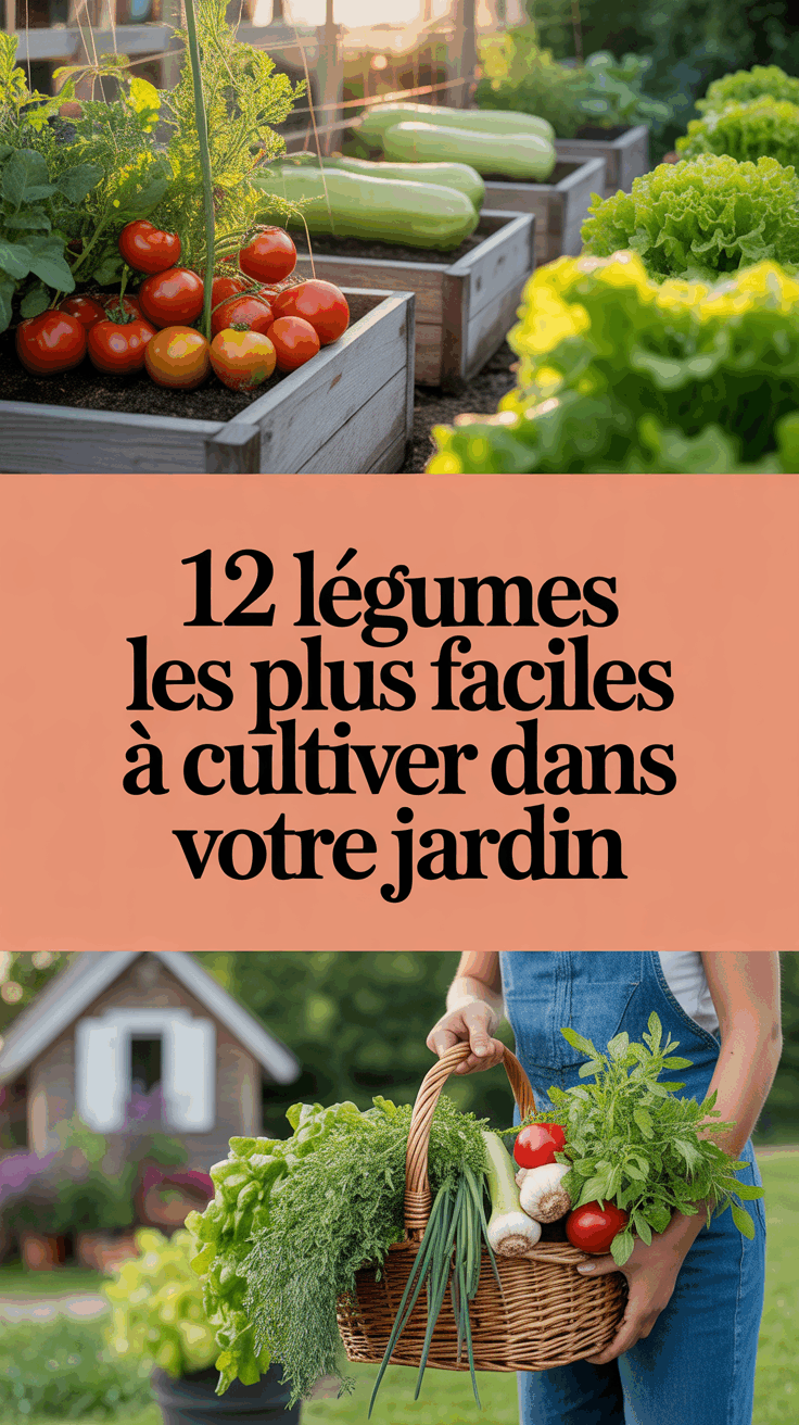 12 légumes les plus faciles à cultiver dans votre jardin