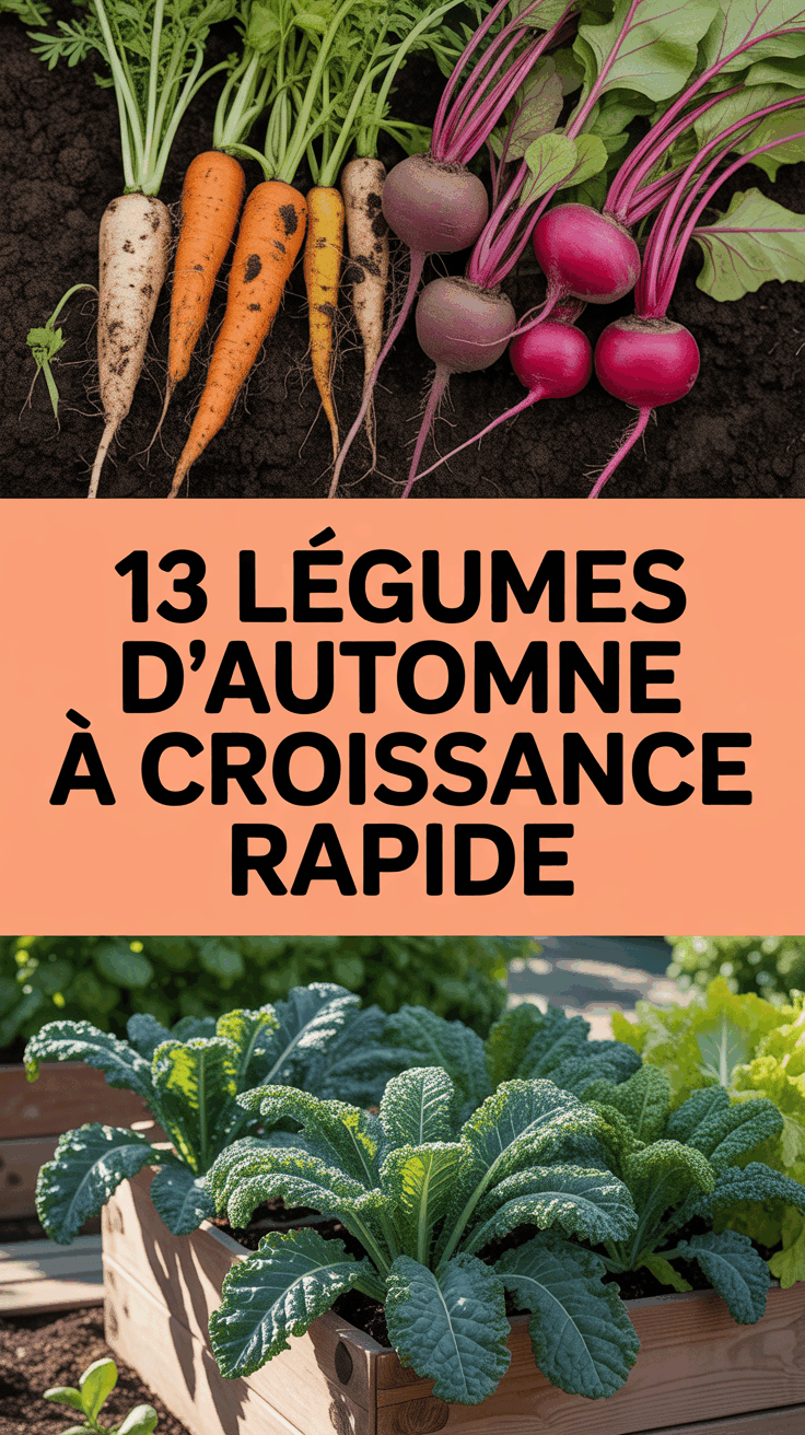 13 Légumes d&rsquo;automne à croissance rapide