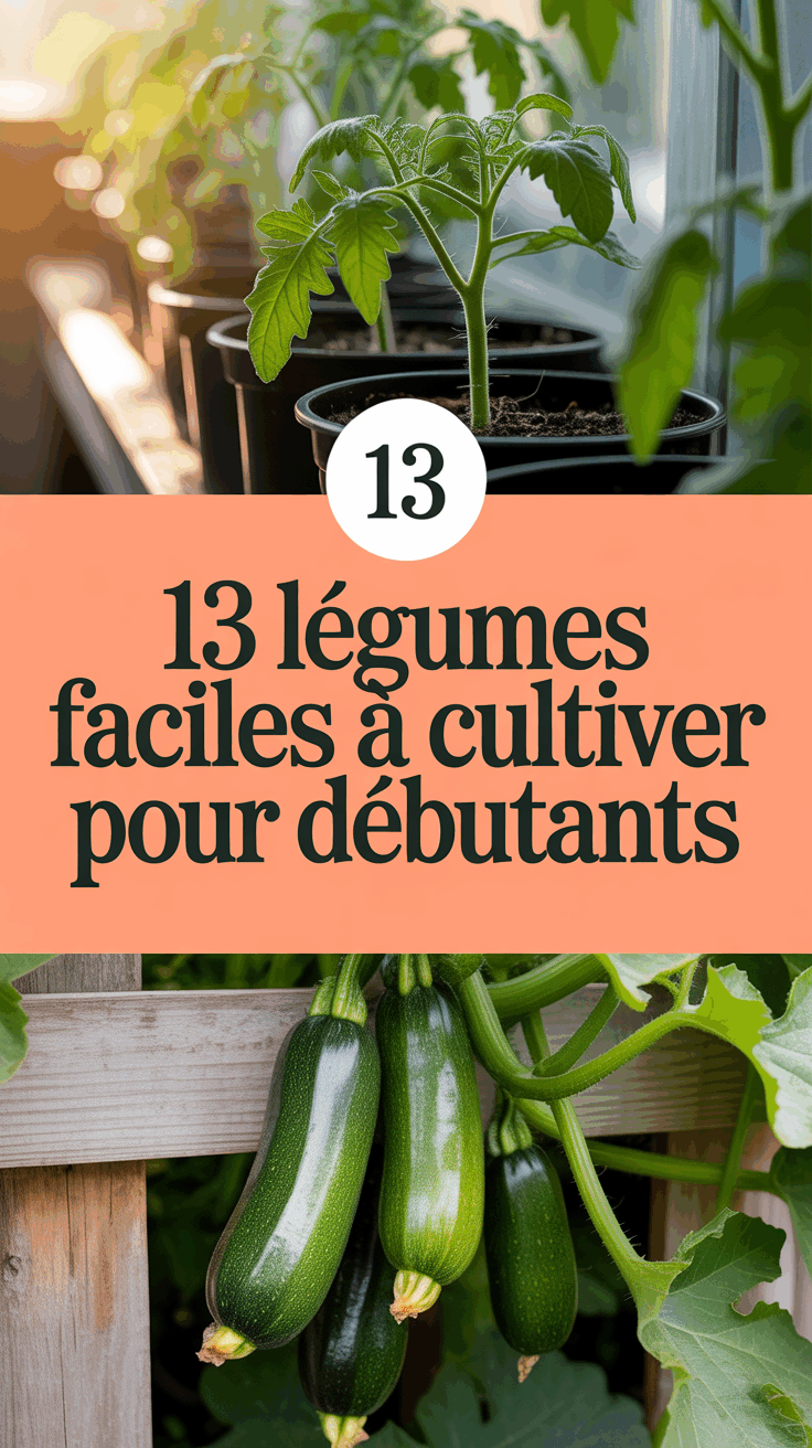 13 légumes faciles à cultiver pour débutants