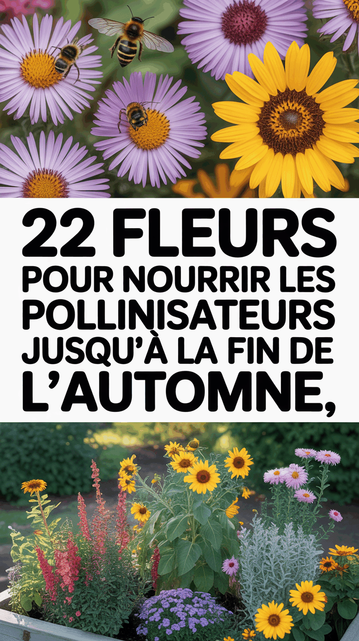 22 Fleurs pour Nourrir les Pollinisateurs Jusqu'à la Fin de l'Automne