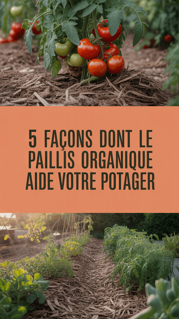5 façons dont le paillis organique aide votre potager