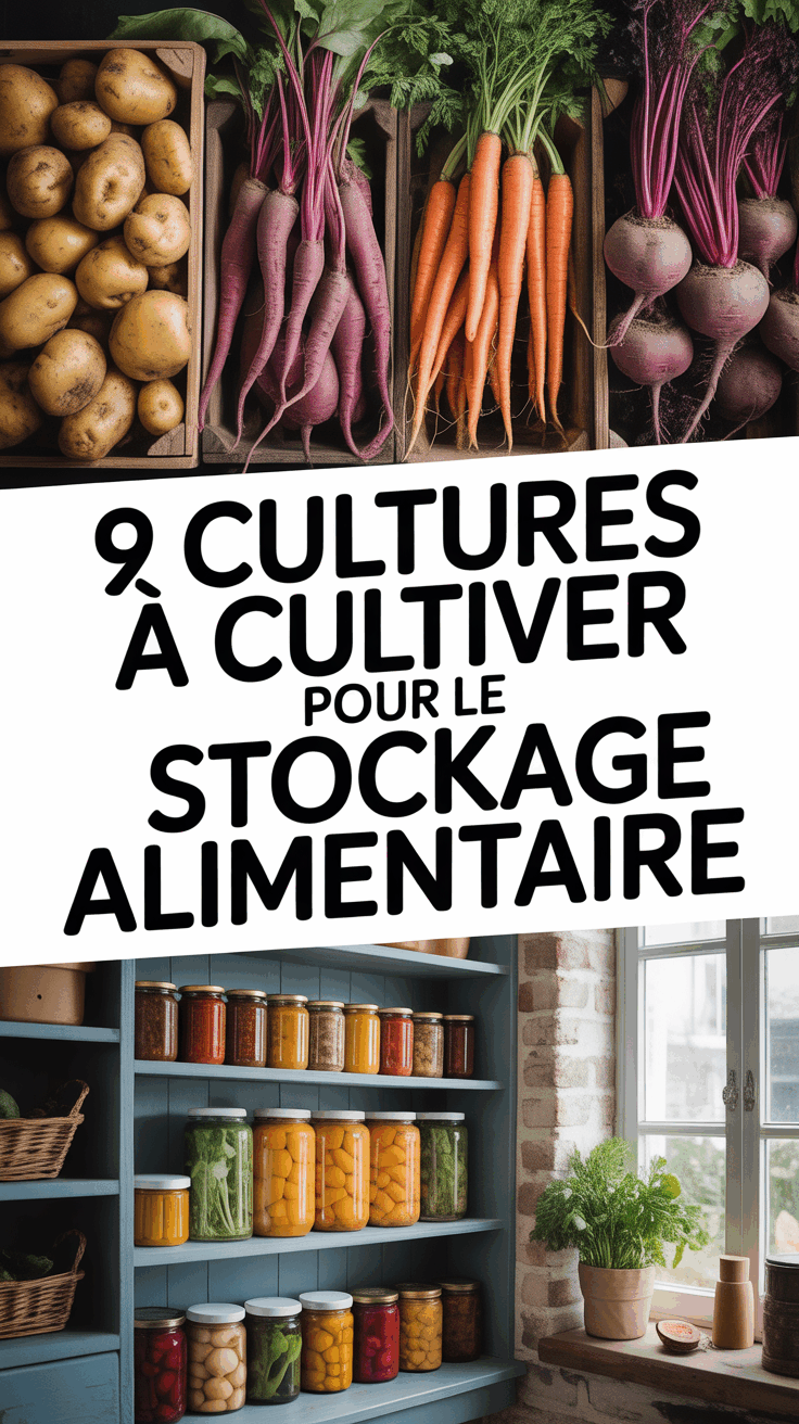 9 Cultures à Cultiver pour le Stockage Alimentaire