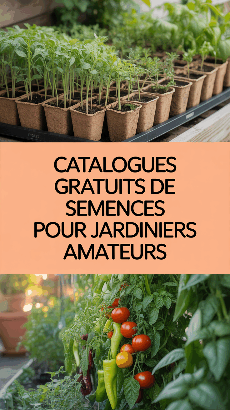 Catalogues gratuits de semences pour jardiniers amateurs