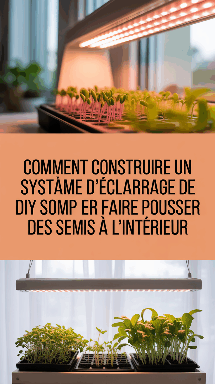 Comment Construire un Système d'Éclairage de Croissance DIY Simple pour Faire Pousser des Semis à l'Intérieur