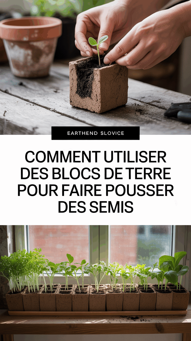 Comment Utiliser des Blocs de Terre pour Faire Pousser des Semis