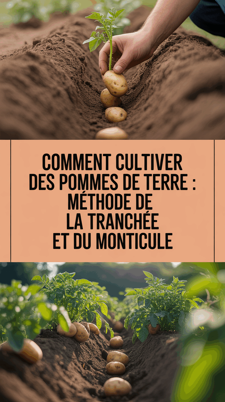 Comment cultiver des pommes de terre : méthode de la tranchée et du monticule
