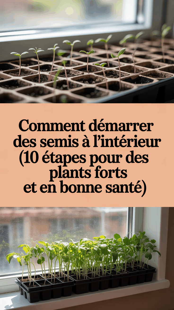 Comment démarrer des semis à l'intérieur (10 étapes pour des plants forts et en bonne santé)