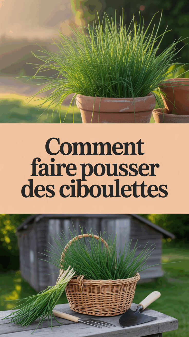 Comment faire pousser des ciboulettes