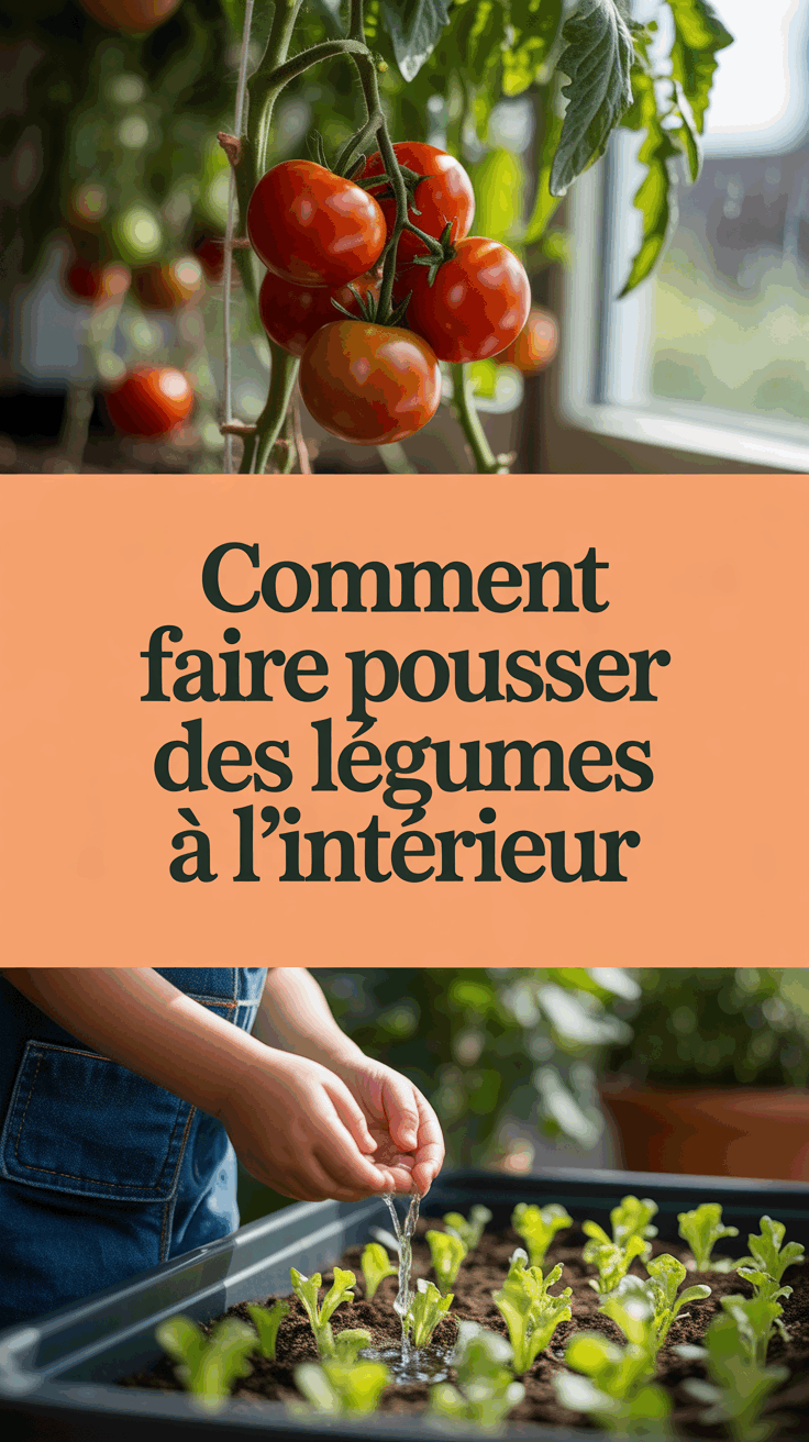 Comment faire pousser des légumes à l&rsquo;intérieur