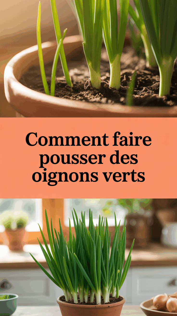 Comment faire pousser des oignons verts
