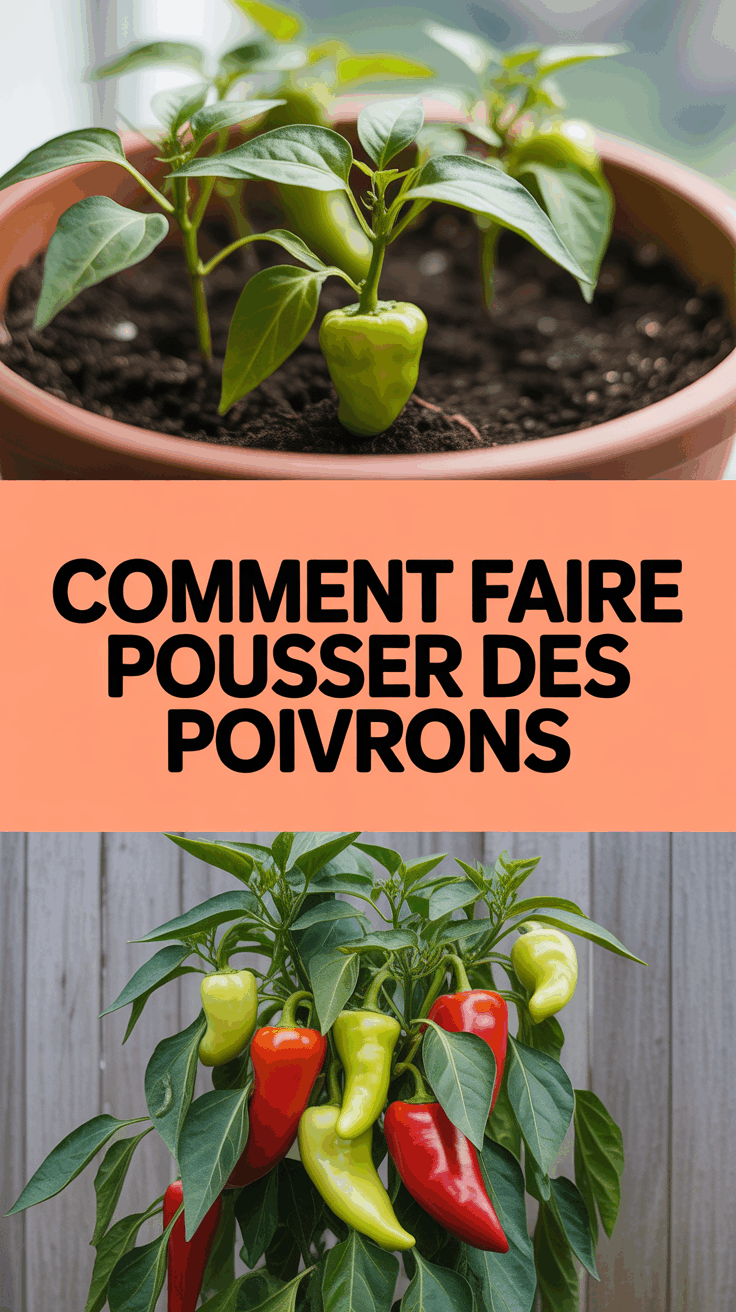 Comment faire pousser des poivrons