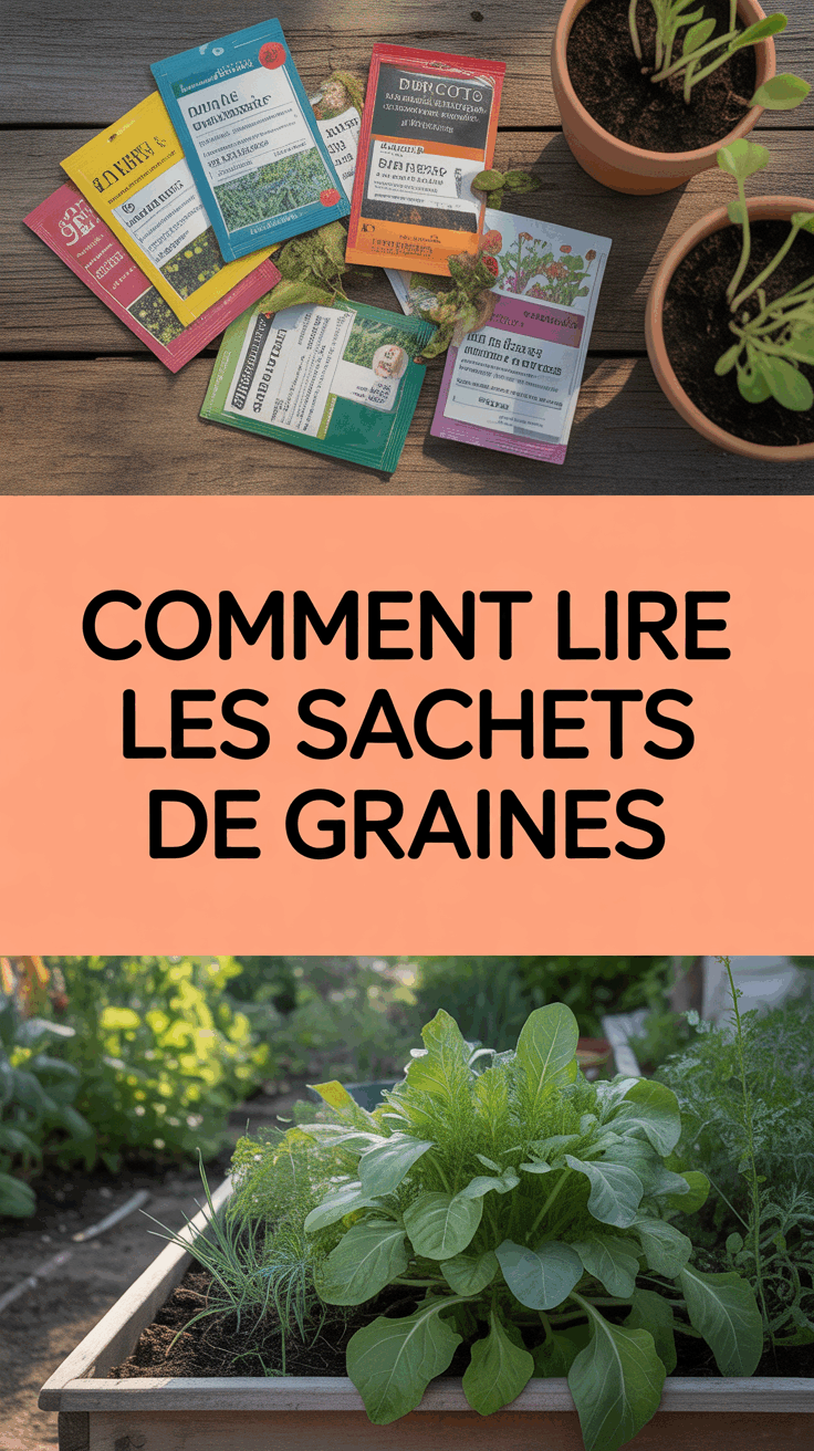 Comment lire les sachets de graines