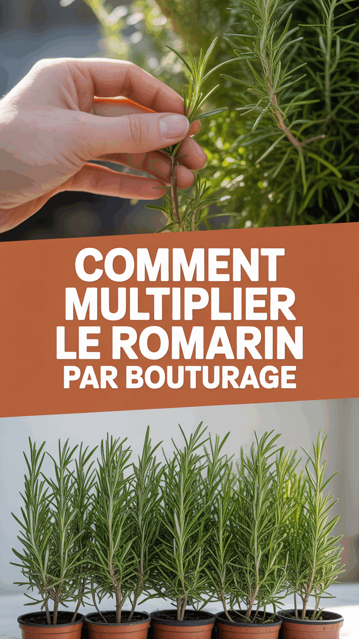 Comment multiplier le romarin par bouturage