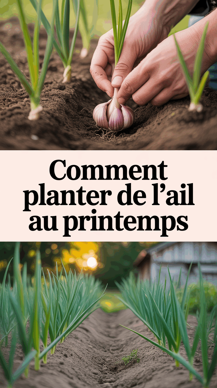 Comment planter de l&rsquo;ail au printemps