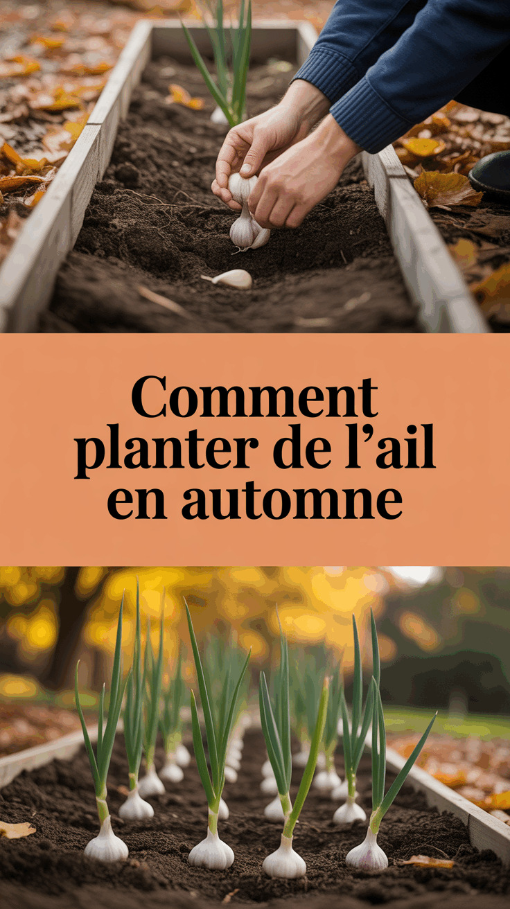 Comment planter de l'ail en automne