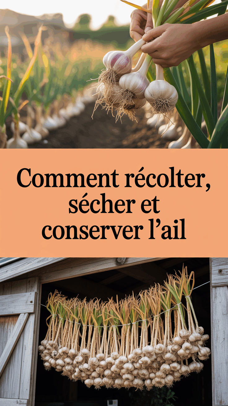 Comment récolter, sécher et conserver l'ail