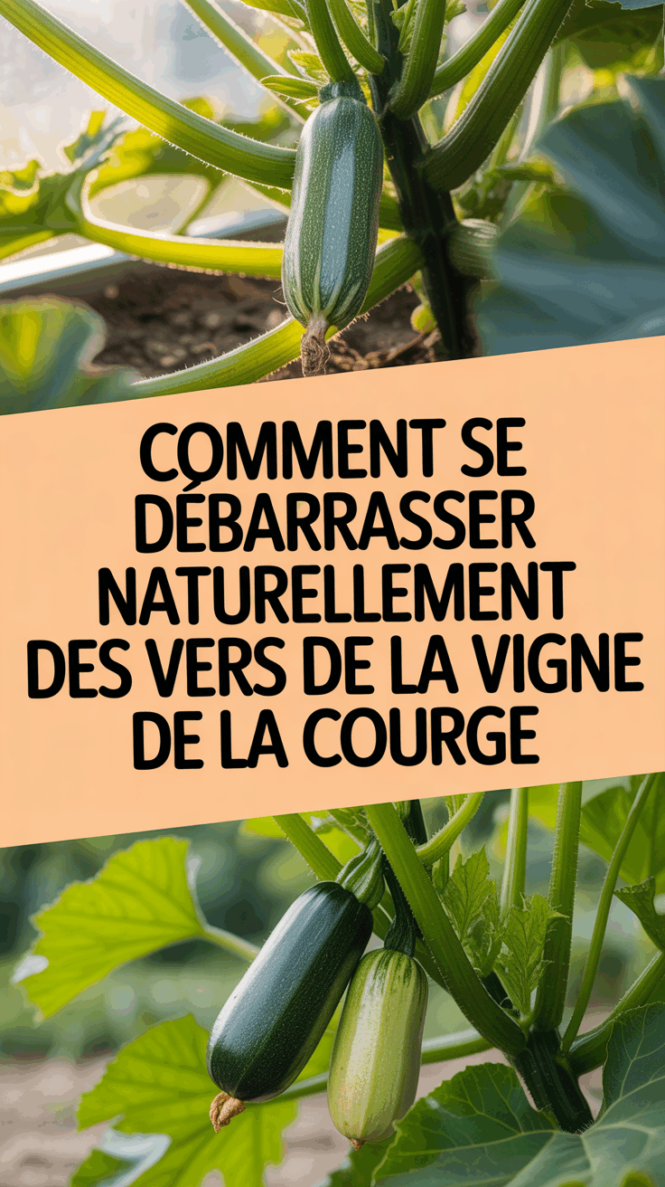 Comment se débarrasser naturellement des vers de la vigne de la courge