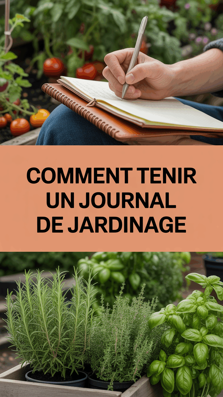 Comment tenir un journal de jardinage