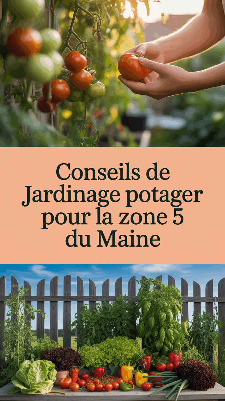 Conseils de jardinage potager pour la zone 5 du Maine