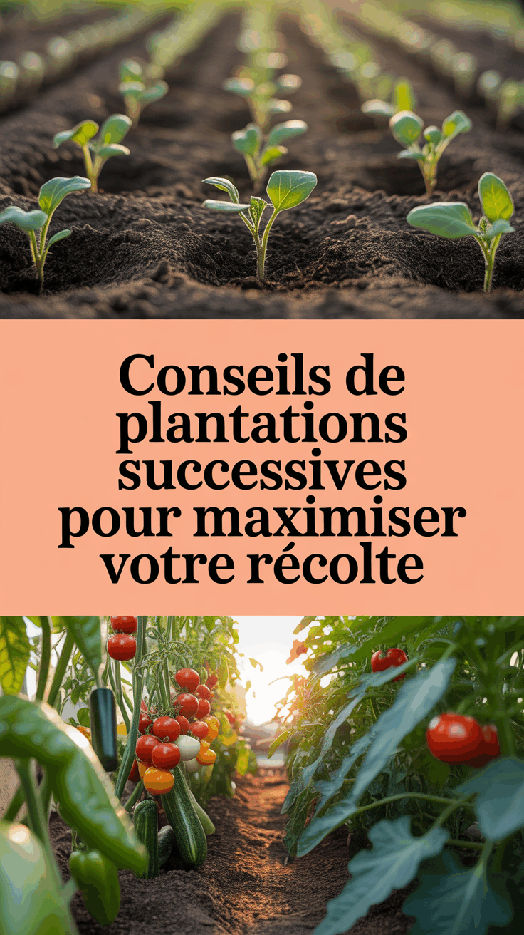 Conseils de plantations successives pour maximiser votre récolte