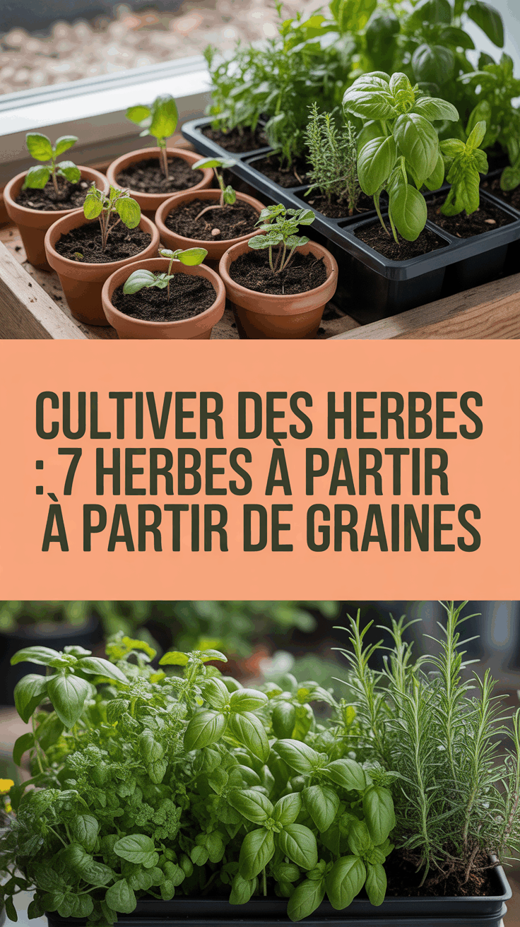 Cultiver des herbes : 7 herbes à démarrer à partir de graines