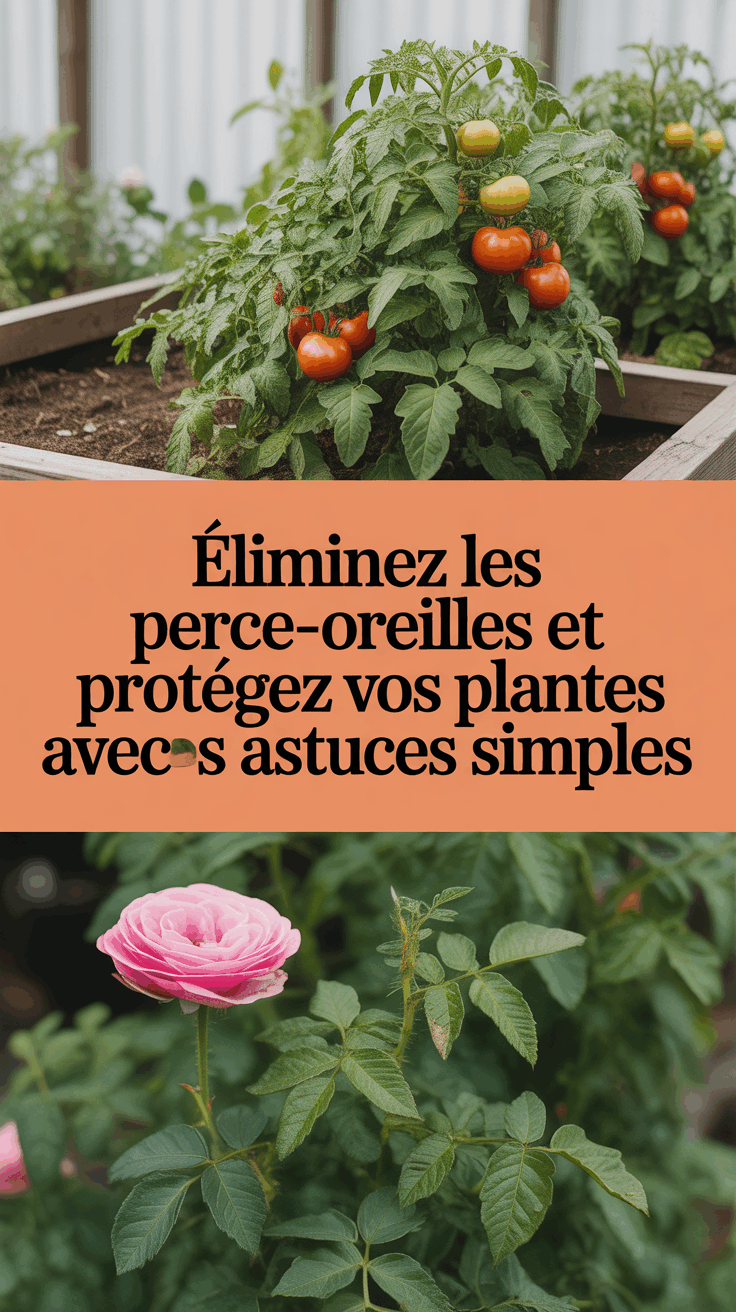 Éliminez les perce-oreilles et protégez vos plantes avec ces astuces simples