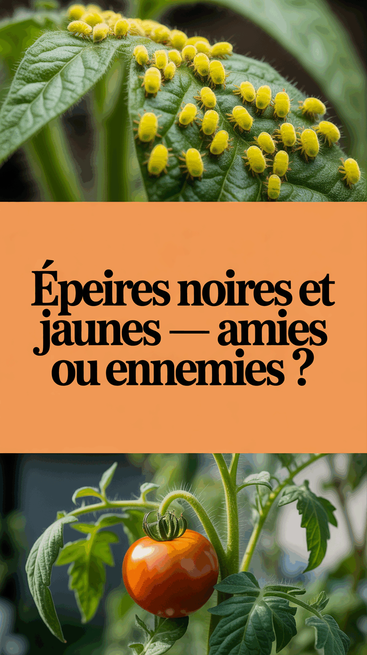 Épeires Noires et Jaunes – Amies ou Ennemies ?