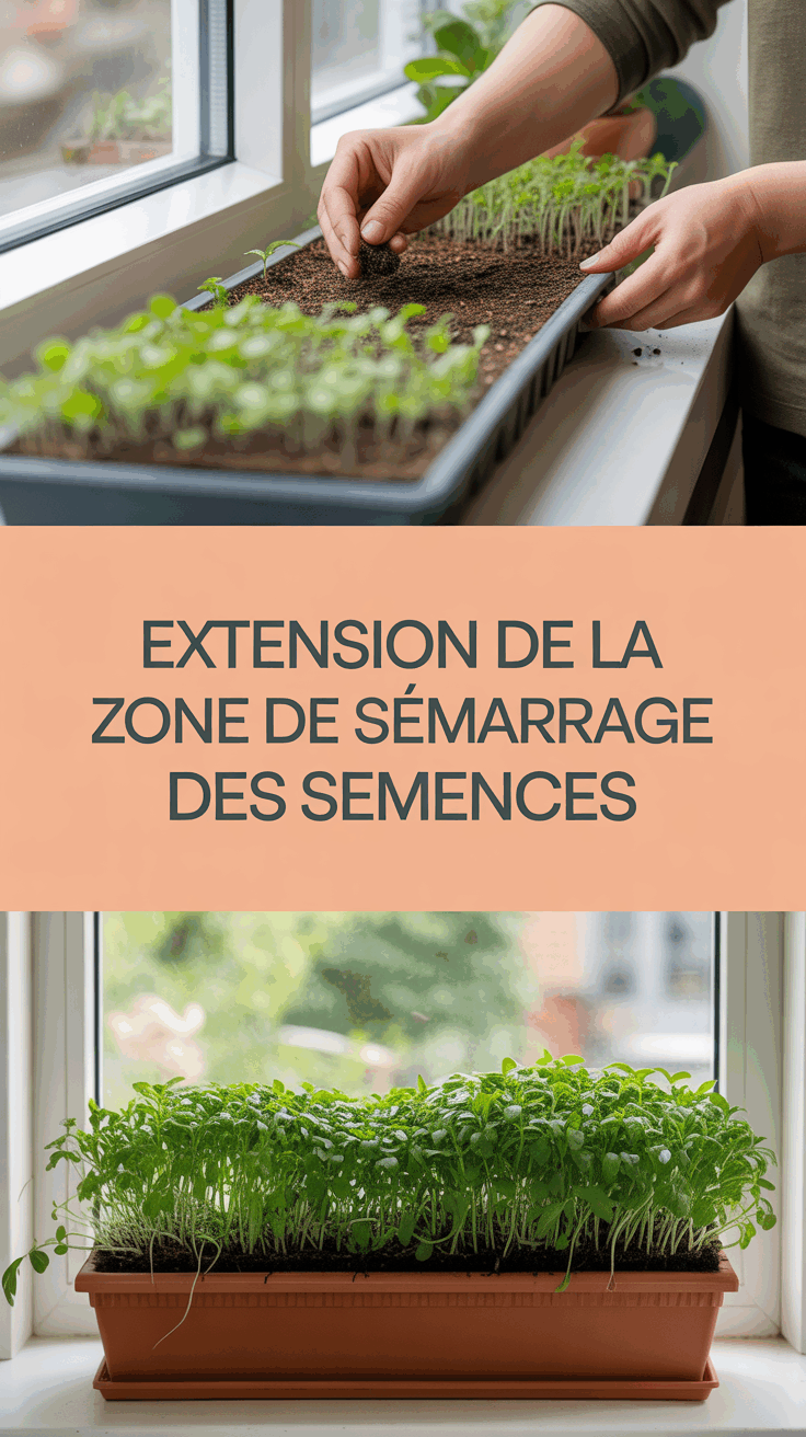 Extension de la zone de démarrage des semences