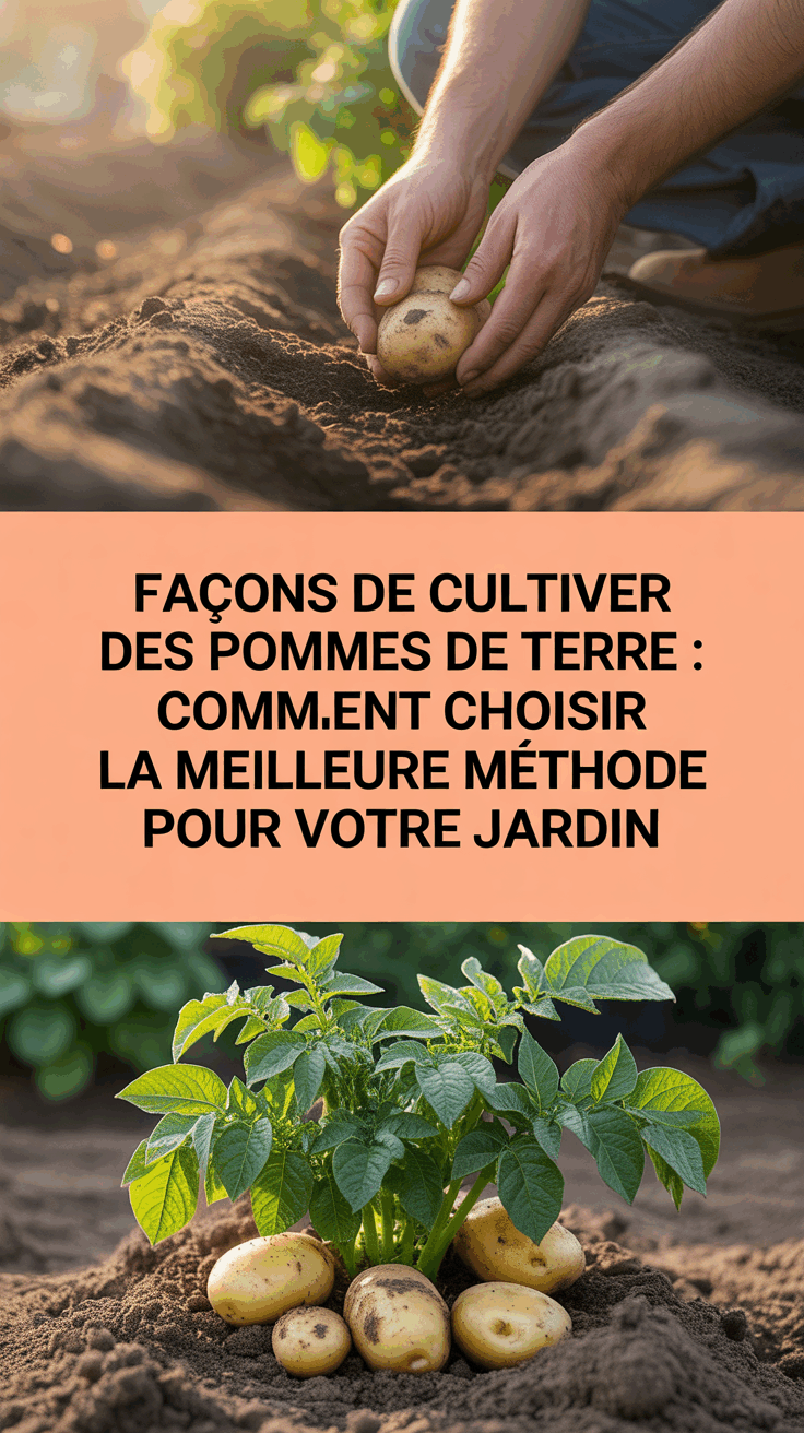 Façons de Cultiver des Pommes de Terre : Comment Choisir la Meilleure Méthode pour Votre Jardin