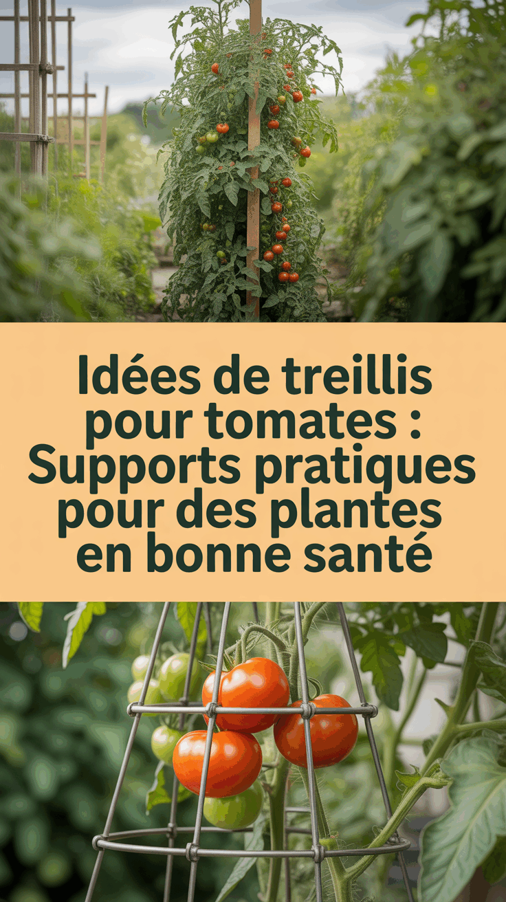Idées de treillis pour tomates : supports pratiques pour des plantes en bonne santé