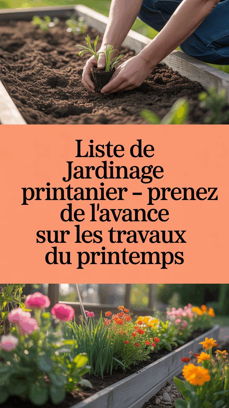 Liste de jardinage printanier – Prenez de l'avance sur les travaux du printemps