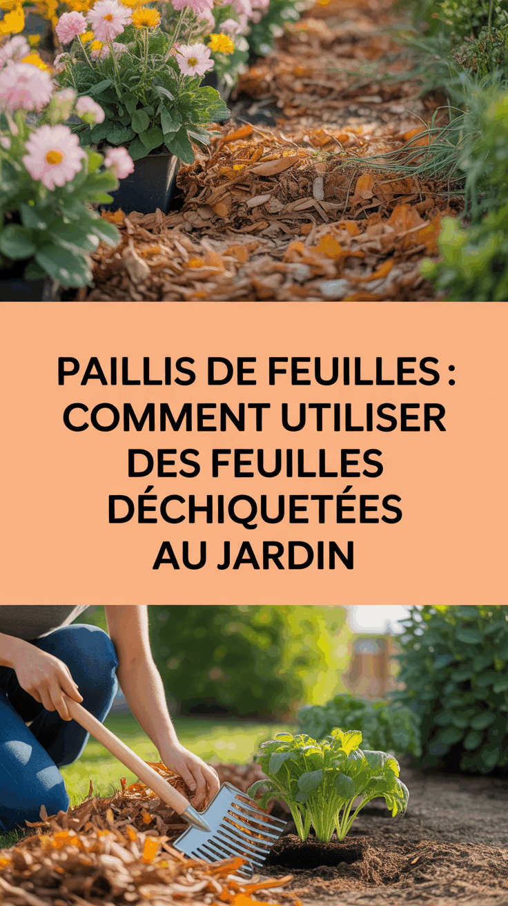 Paillis de feuilles : comment utiliser des feuilles déchiquetées au jardin