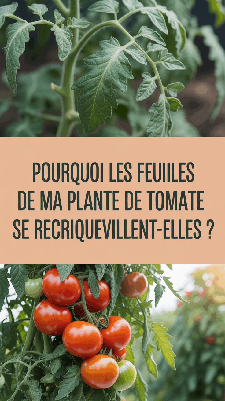 Pourquoi les feuilles de ma plante de tomate se recroquevillent-elles ?