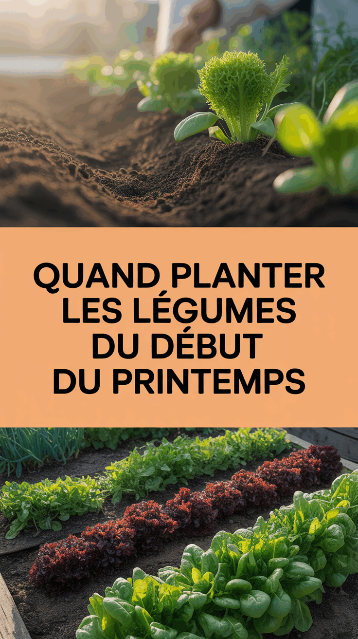 Quand planter les légumes du début du printemps