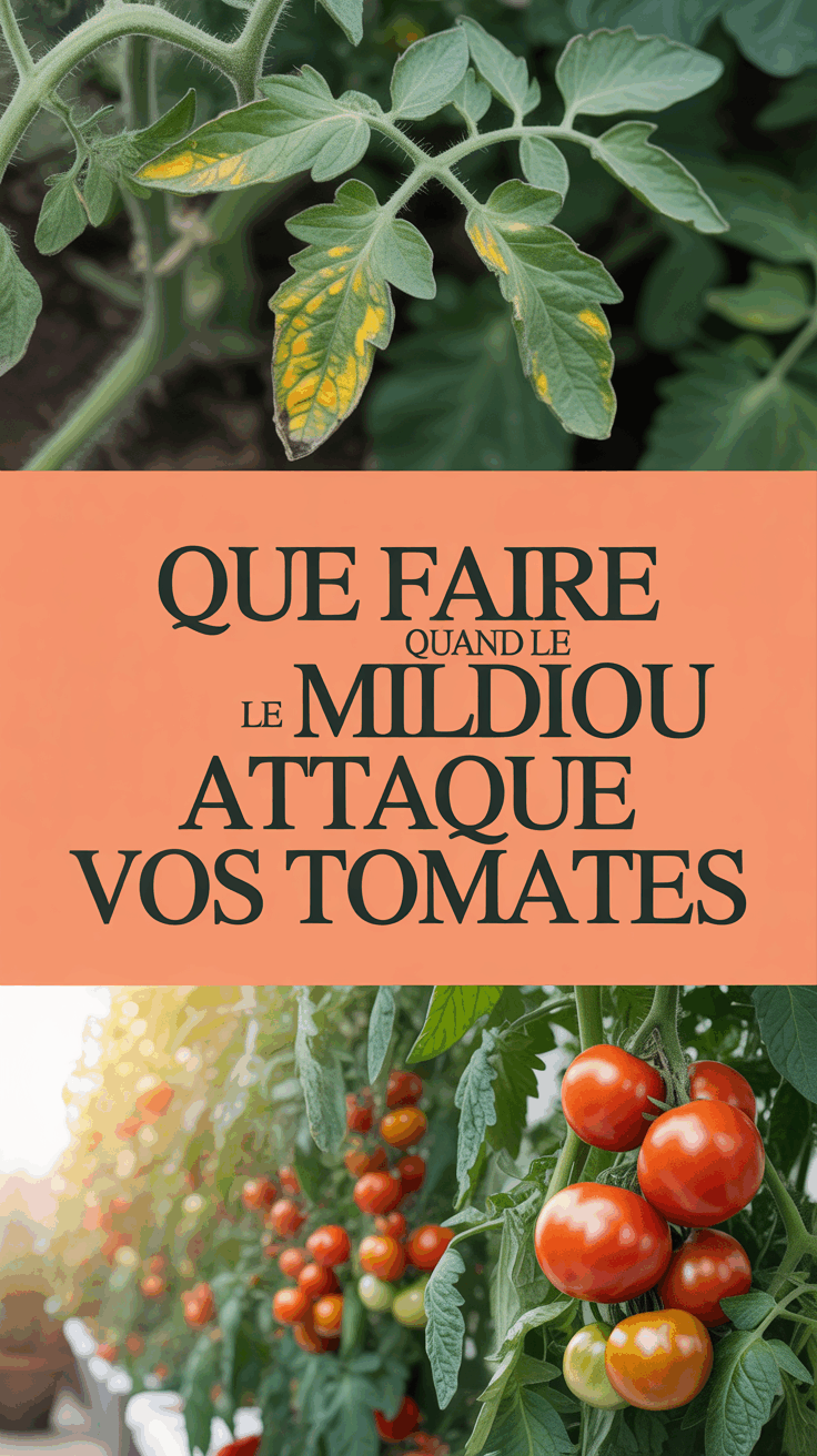 Que faire quand le mildiou attaque vos tomates