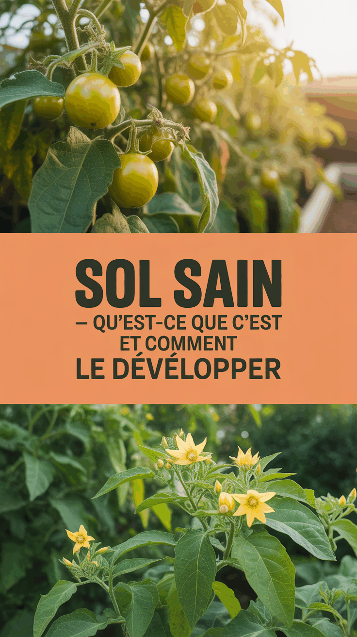 Sol sain – Qu’est-ce que c’est et comment le développer