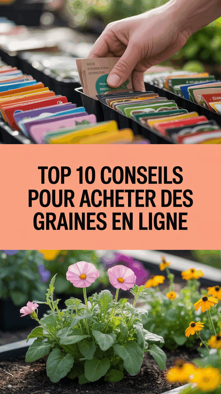 Top 10 conseils pour acheter des graines en ligne