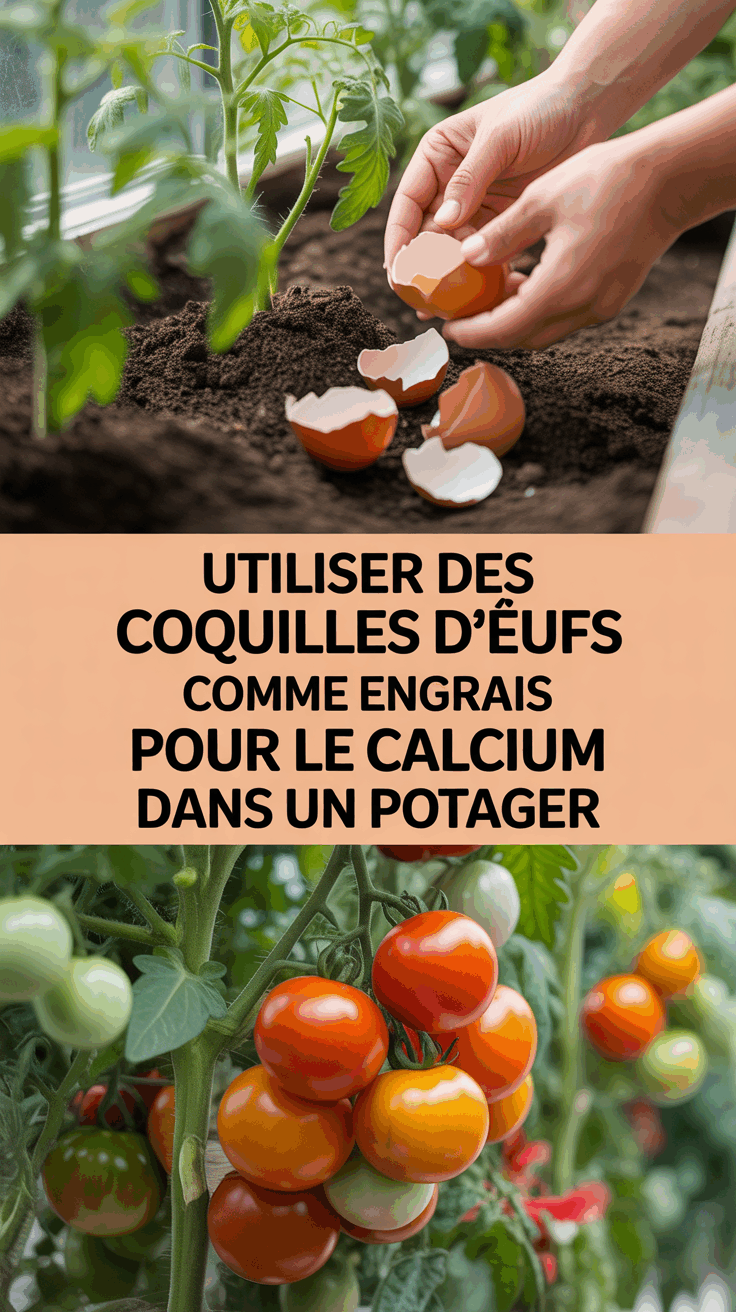 Utiliser des coquilles d'œufs comme engrais pour le calcium dans un potager