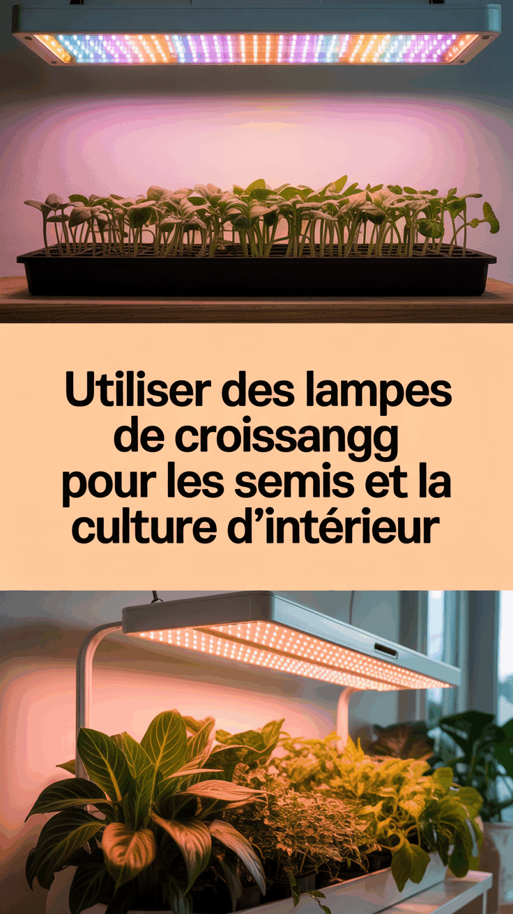 Utiliser des lampes de croissance pour les semis et la culture d’intérieur