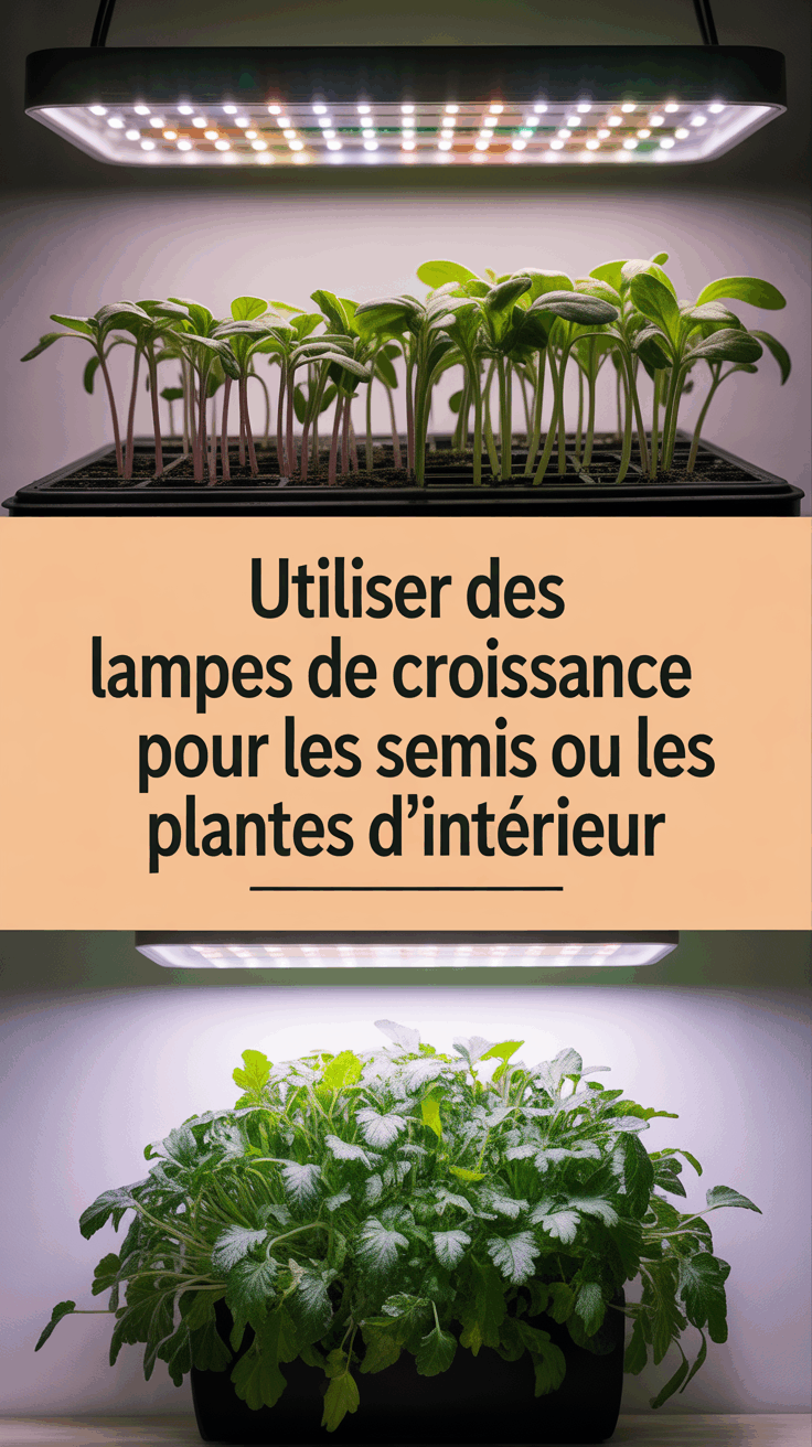 Utiliser des lampes de croissance pour les semis ou les plantes d’intérieur