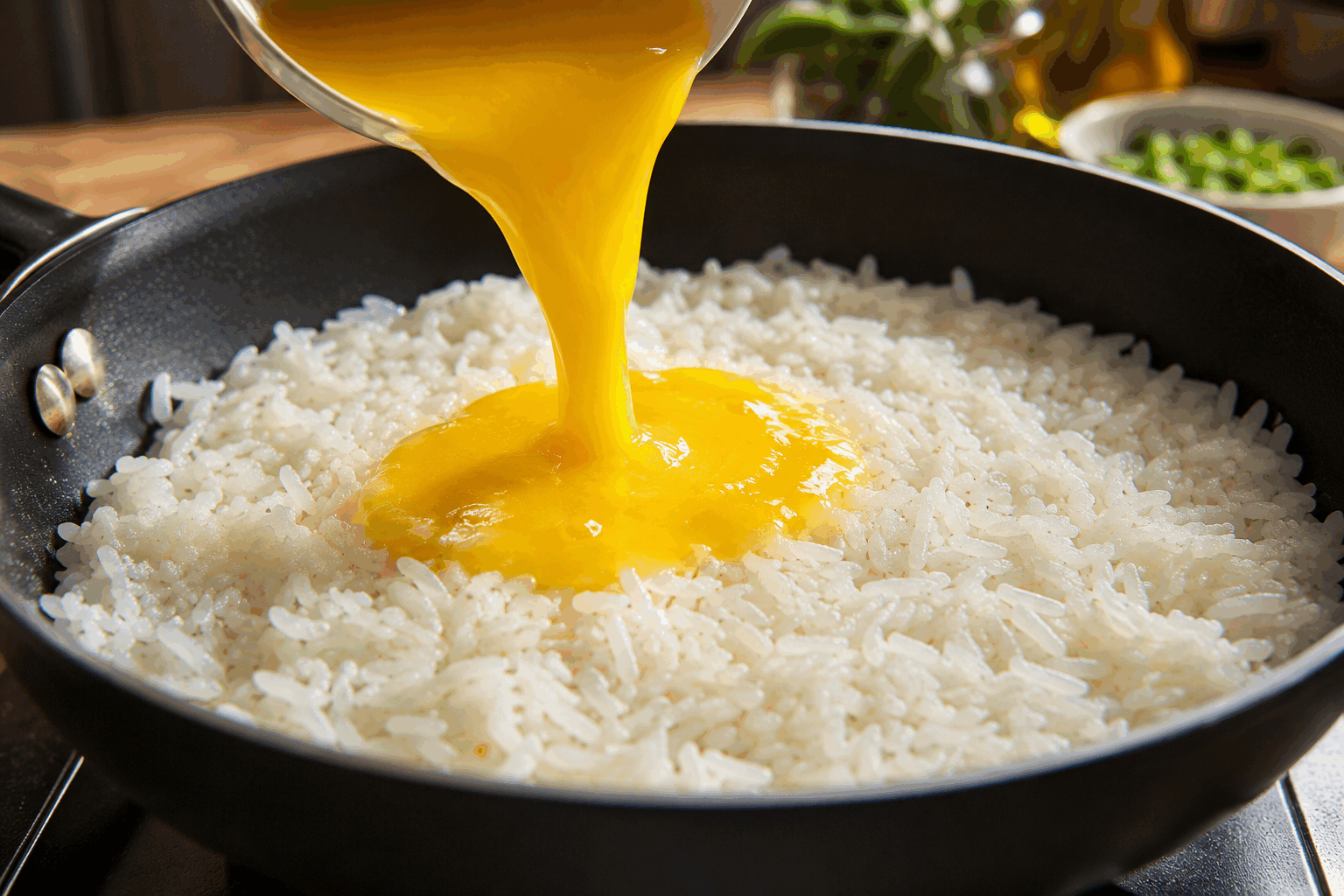 2 recettes express de riz et œufs qui vont changer vos déjeuners en 5 minutes 😋