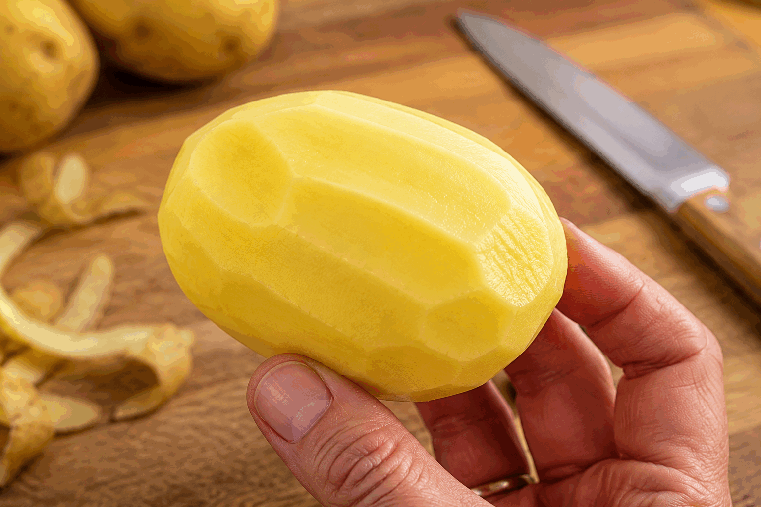 3 recettes rapides et pas chères avec une seule pomme de terre qui vont te surprendre 🔥 Description Découvrez trois recettes simples, économiques et savoureuses à base d’une seule pomme de terre. Idéales pour un repas improvisé, ces recettes mettent en valeur la polyvalence et la gourmandise de ce tubercule humble mais délicieux. Chaque préparation est rapide à réaliser, parfaite pour un déjeuner ou un dîner sans prise de tête. Informations Temps de préparation : 5 à 10 minutes Temps de cuisson : 15 à 25 minutes selon la recette Nombre de portions : 1 personne par recette Difficulté : Facile Ingrédients Pour les pommes de terre sautées croustillantes 1 pomme de terre moyenne (150 g) 1 cuillère à soupe d’huile d’olive 1 gousse d’ail Sel et poivre au goût Quelques brins de persil frais (facultatif) Pour la purée express 1 pomme de terre moyenne (150 g) 30 ml de lait 15 g de beurre Sel et poivre au goût Pour la galette de pomme de terre 1 pomme de terre moyenne (150 g) 1 petit œuf 1 cuillère à soupe de farine Sel, poivre Huile pour la cuisson Préparation Pommes de terre sautées croustillantes : Lave la pomme de terre sans la peler et coupe-la en petits dés réguliers. Chauffe l'huile d’olive dans une poêle à feu moyen. Ajoute la gousse d’ail écrasée pour parfumer l’huile. Retire l’ail et ajoute les dés de pomme de terre. Sale et poivre. Fais cuire 15 à 20 minutes en remuant régulièrement jusqu’à ce que les dés soient dorés et croustillants à l’extérieur. Parseme de persil frais ciselé avant de servir. Purée express : Épluche la pomme de terre, coupe-la en morceaux et fais-les cuire dans de l’eau bouillante salée pendant 15 minutes ou jusqu’à ce qu’elle soit tendre. Égoutte bien et écrase la pomme de terre à la fourchette ou au presse-purée. Ajoute le beurre et le lait chaud progressivement. Sale et poivre selon le goût. Mélange jusqu’à obtenir une texture lisse et crémeuse. Galette de pomme de terre : Râpe finement la pomme de terre épluchée et presse-la dans un torchon propre pour extraire l’excès d’eau. Dans un bol, mélange la pomme de terre râpée, l’œuf, la farine, le sel et le poivre jusqu’à obtenir une pâte homogène. Chauffe un peu d’huile dans une poêle antiadhésive. Forme une galette avec la préparation et fais-la cuire à feu moyen 5 minutes de chaque côté, jusqu’à ce qu’elle soit bien dorée et croustillante. Astuces Choisis une pomme de terre à chair ferme pour garder une belle texture dans les sautés et galettes. Pour une purée plus onctueuse, fais chauffer le lait avant de l’ajouter. Ne râpe pas trop finement la pomme de terre pour la galette afin d’éviter une texture trop collante. Tu peux accompagner ces recettes d’une salade verte pour un repas complet et équilibré. Service Servez les pommes de terre sautées en accompagnement d’une viande ou d’un œuf au plat. La purée express s’accorde parfaitement avec un poisson ou des légumes vapeur. La galette de pomme de terre est idéale en plat principal léger, accompagnée d’une salade fraîche. Ces recettes simples sont parfaites pour un repas rapide, économique et gourmand au quotidien.